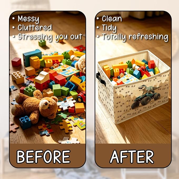 Dinosaur Nursery Foldable Storage Bins Box - Image 6