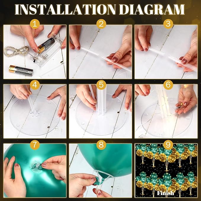 10 Set Balloon Stand Kit for Centerpiece - Image 2