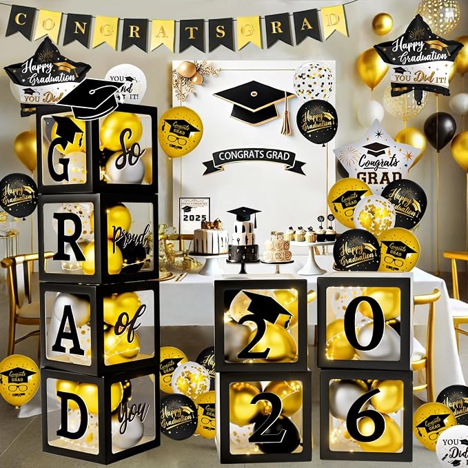 Graduation Decorations Class of 2026 by QIYANPAX