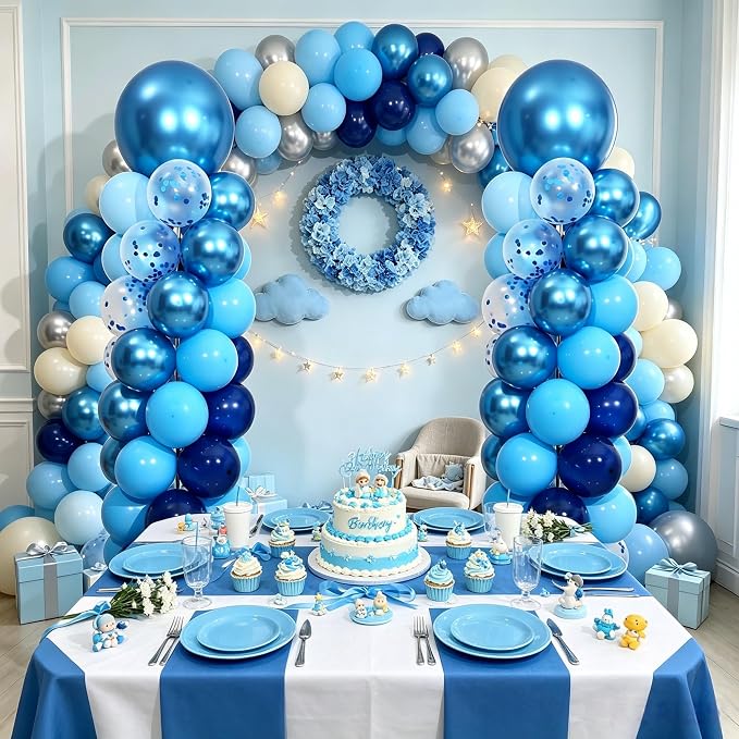 Blue Balloon Column Stand Kit Set of 2 - Image 8