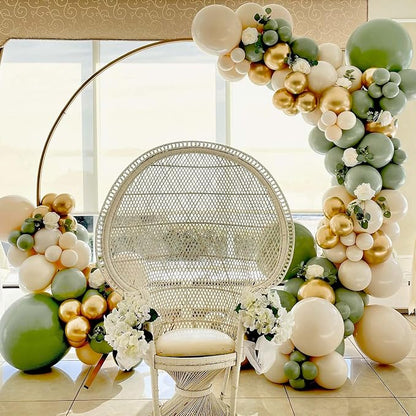 Voircoloria 130pcs Sage Green Balloons Garland Arch Kit, 18 12 10 5 Inch | - Image 5