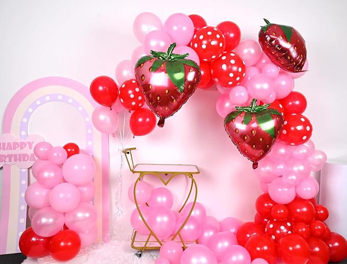 Strawberry Balloons Arch Kit - Image 5