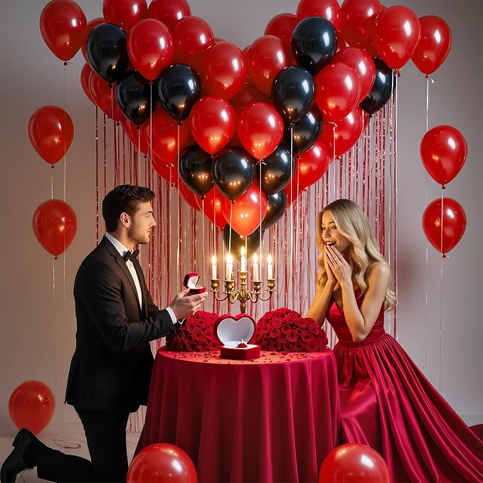 Red Balloons 100 Pack 12 Inch Red Extra Thick Latex Party Balloons - Image 3