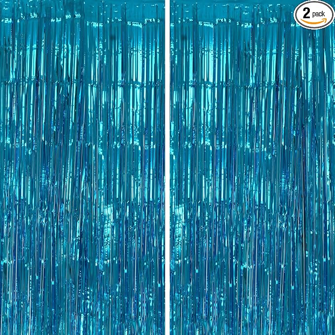DECOCKRAT 2 Pack Foil Fringe Backdrop by DECOCKRAT