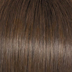 Hairuwear Hairdo Trendy Fringe and Bun Hairpiece With Fashionable Bangs and Side Piece, SS4/10 SS Iced Java