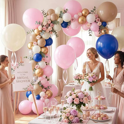 LovesTown 15PCS Pink Party Balloons, 18inch Latex Balloons Garland Arch Kit - Image 3