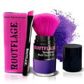 Temporary Hair Color, Fun Colored Hair Powder - Temporary Hair Dye, Root Concealer, Hair Texturizer, Kabuki Applicator with Detail Brush Included (Purple Reign)