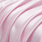 King Size Satin Pillowcase Set of 2 with Envelope Closure,Pink Silk Pillowcase for Hair and Skin (20x36)