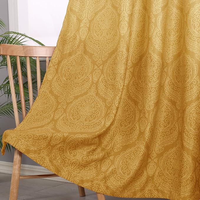 DWCN Ombre Blackout Curtains for Bedroom - Image 3