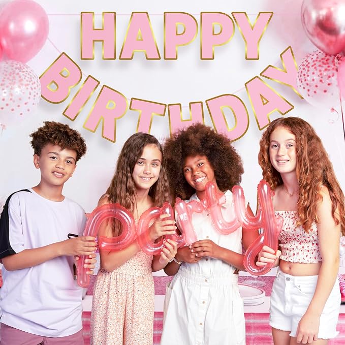 Happy Birthday Banner - 9ft Pre-Strung Happy Birthday Sign - Image 5