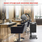 Hair Steamer Micro Mist Scalp Detoxify for Hair Wash Reclining Chair Bed Attachment Professional Hair Care for Salon SPA Barber Shop Fully Metal Material Elitzia ET1940
