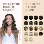 GOO GOO Clip in Hair Extensions Real Human Hair, Remy Human Hair Extensions Clip ins for Women, Natural Human Hair, 24inch 140g 7Pcs, #4/27/4 Balayage Chocolate Brown to Caramel Blonde