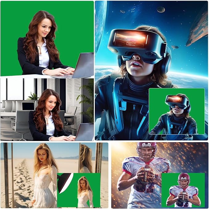 Green Backdrop - 10 x 20 ft, High Density Polyester Fabric - Image 6