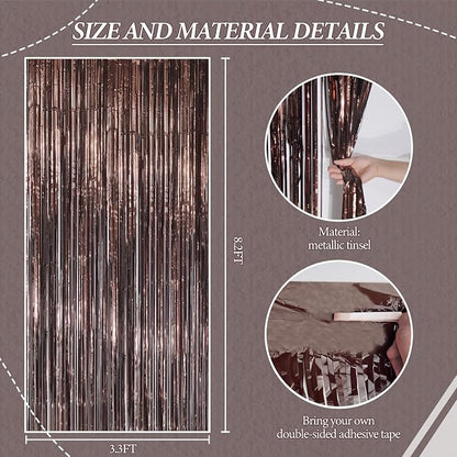 DECOCKRAT 3 Pack Foil Fringe Backdrop - Image 2