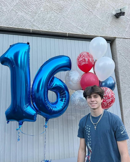 Navy Blue 16 Balloon - Image 8