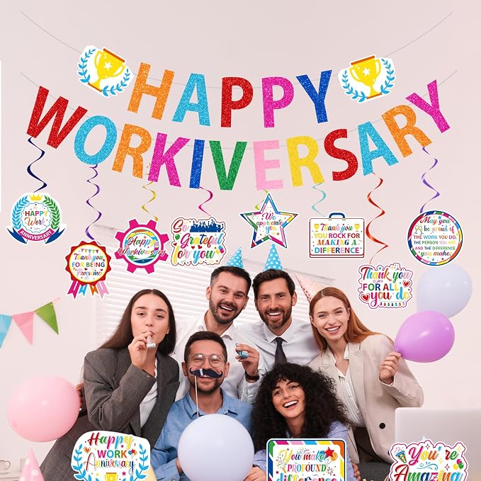 Happy Work Anniversary Decorations - Image 4
