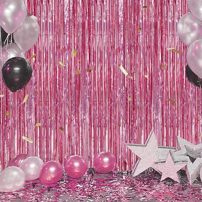 DECOCKRAT 2 Pack Foil Fringe Backdrop - Image 5