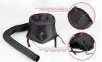 BEAUT'E SEOUL Bonnet Hair Dryer Attachment – Large Soft Hood for Handheld Blow Dryers, Deep Conditioning Cap for Natural Curly Hair, Quick Drying & Hair Treatment