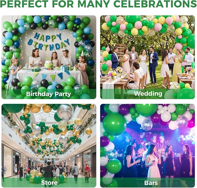 LovesTown 18 Inch Light Green Large Balloons, Birthday Wedding Bridal Shower - Image 5