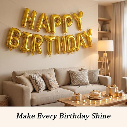 CARGEN 16in Happy Birthday Balloons Banner - Image 7