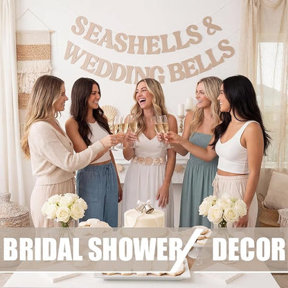 Affrolling Seashells & Wedding Bell Party Decorations Seashells and Wedding - Image 5