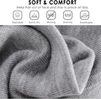 Workout Headbands for Women Hair 9 Pcs Non Slip Cotton Like Head Bands for Girls 2.5 inch Wide Soft Elastic Cloth Athletic Sweat Hair Women Bands