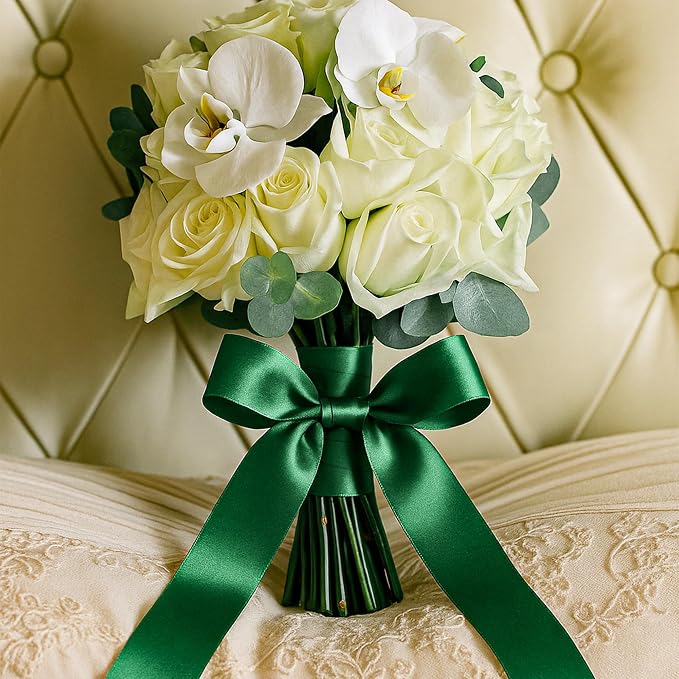 30Yards 1 1/2In Forest Green Ribbon - Image 4