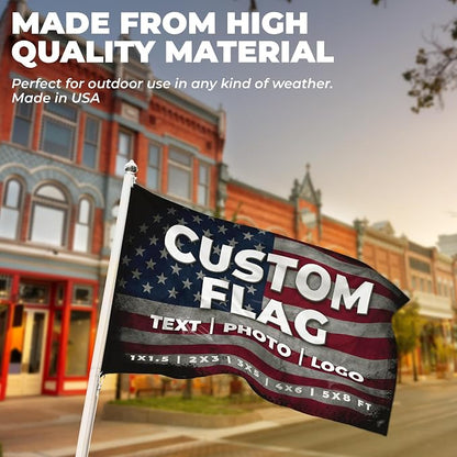 Custom Flag by DreamController; Personalized Outdoor Flag - Image 4