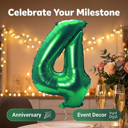 YPSelected 32 Inch Large Foil Helium Number Balloon Birthday Wedding Party 0-9 - Image 6