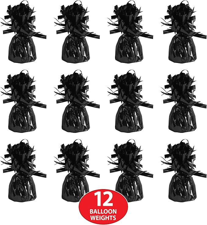 Metallic Wrapped Balloon Weight Pack of 12 - Image 5