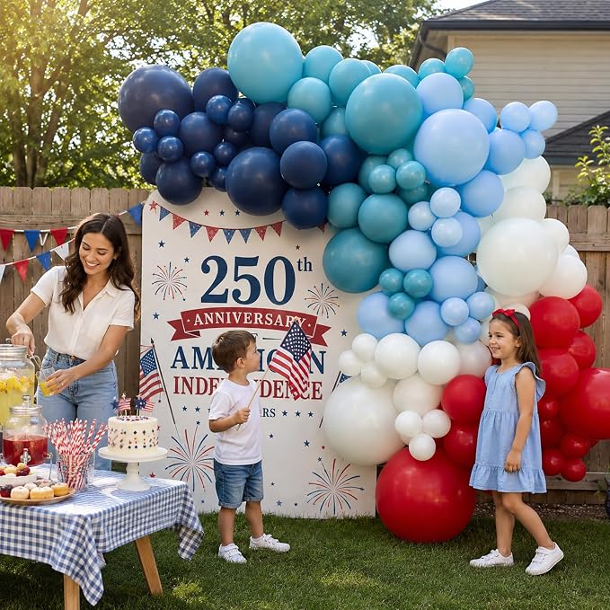 Red Blue White Balloon - Image 7