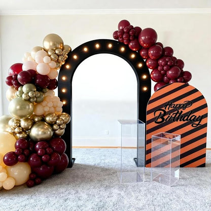 50pcs Burgundy Balloons, 12 Inch Maroon Balloons | Helium Quality - Image 3