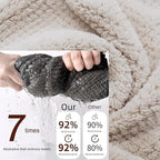 Women Microfiber Hair Towel Wrap with Elastic Strap,Super Absorbent Anti Frizz Drying Turban for Curly, Long,Wet Hair- Beige
