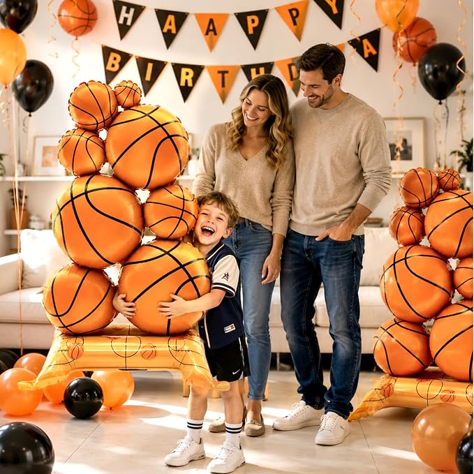 Giant Standing Basketball Balloons - Image 4