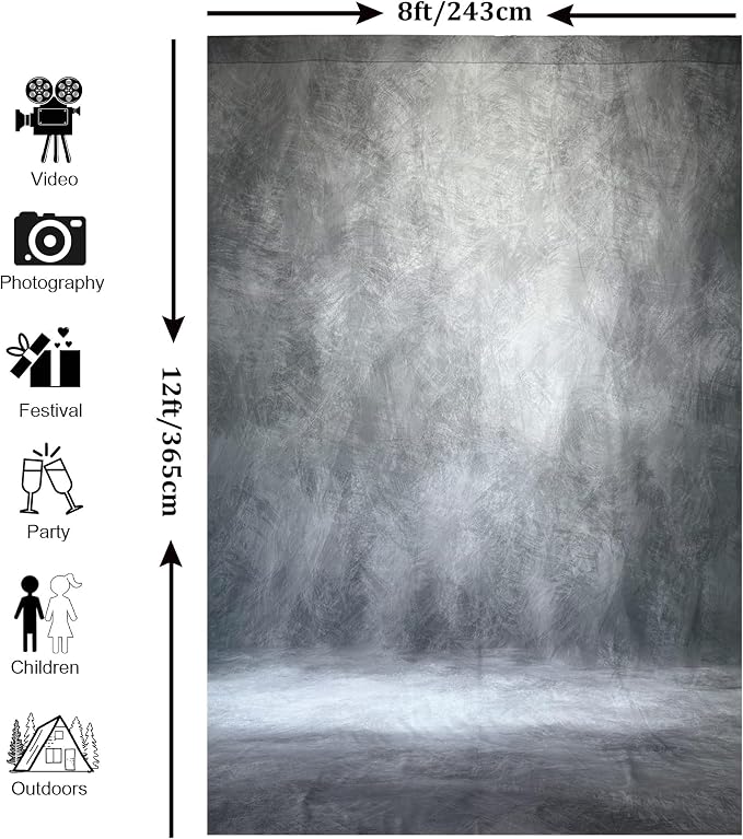 Abstract Photography Backdrop for Photoshoot 8x12ft, No Stand | Professional - Image 4
