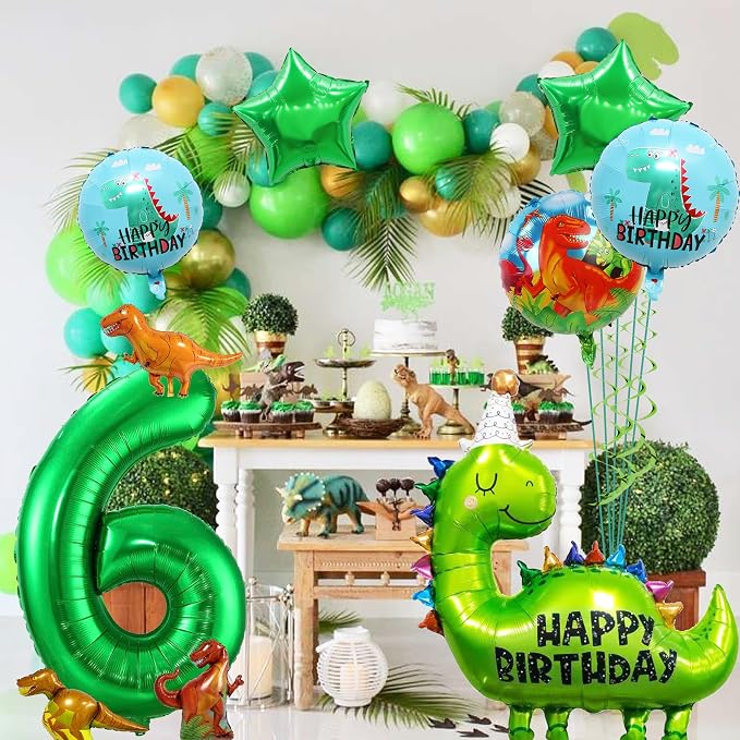 Dinosaur 6 Year Boys Balloons - Image 5