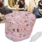 ZJchao Heated Electric Thermal Steamer for Hair Home Use, Deep Conditioning Hair Scalp Treatment Spa With 3 Speed Temperature Control (US)
