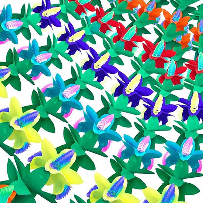 FUTUREPLUSX 6 Pack Tropical Hawaiian Garland Luau Party Decorations, 60ft | by FuturePlusX