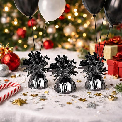 Metallic Plastic Wrapped Balloon Weights Party Decorations 12 Pcs - Image 7