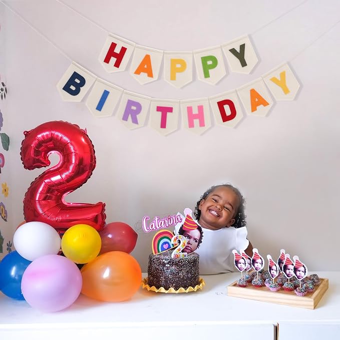 Colorful Happy Birthday Banner - Image 5