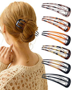 6 PCS French Hair Pins for Women, U-Shaped Hair Forks Stick for Bun Updo Chignons & French Twists, Strong Hold 3 Internal Teeth Hair Chopsticks Styling Accessories