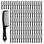 Disposable Combs in Bulk Individually Wrapped Widen Combs Sturdy Hair Combs for Women and Men, Long Handle Combs for Homeless, Hotel,Shelter, Nursing Home,Charity Church (8 IN, Count, 100)
