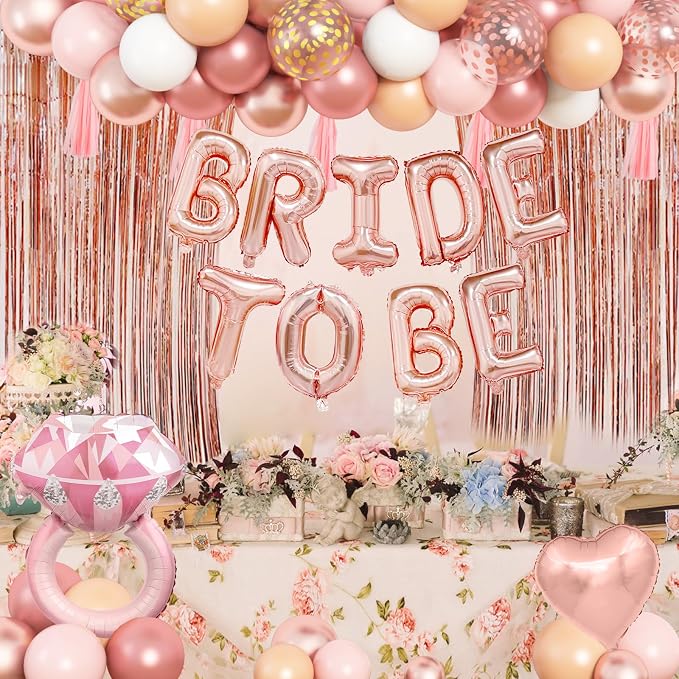 Amandir Bachelorette Party Decorations Supplies, Rose Gold Bridal Shower - Image 8