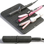 Heat Mat for Curling Iron, Oversize Silicone Resistant Mat for Hair Tools, Hot Pad for Hair Straightener, Flat Irons and Hot Hair Styling Tools Home Travel Gym Salon (15.7" x 11.8")