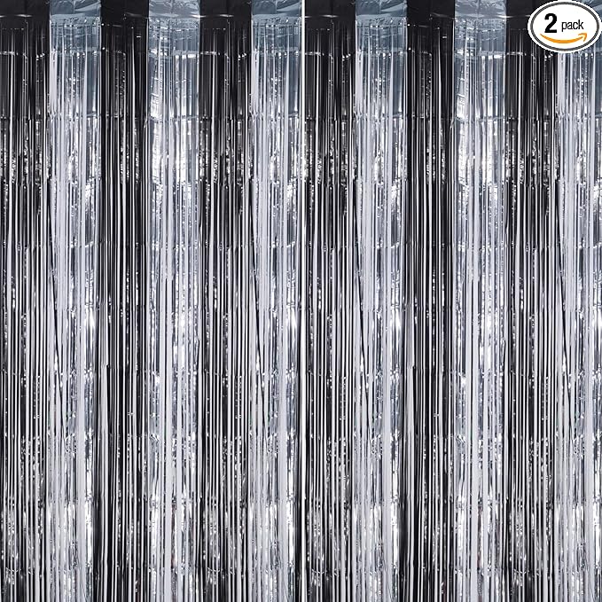 DECOCKRAT 2 Pack Foil Fringe Backdrop by DECOCKRAT