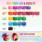 Punky Vermillion Red Semi Permanent Hair Color - Vegan & Cruelty-Free Conditioning Hair Dye, Lasts Up to 35 Washes, 3.5 fl oz