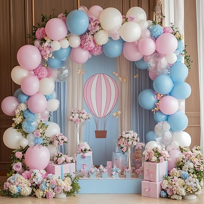RUBFAC 87pcs Light Pink Balloons Different Sizes 18 12 10 5 Inches - Image 6
