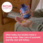 Mommy's Bliss Postnatal Support Reset My Body Gummies with Biotin & Collagen, Supports Postpartum Energy, Healing & Joint Health + Hair, Skin & Nails Health, Gluten Free, 60 Gummies (30 Servings)