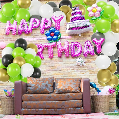 50pcs Lime Green Balloons, 12inch Light Green Latex Balloons Kit | Balloons - Image 3