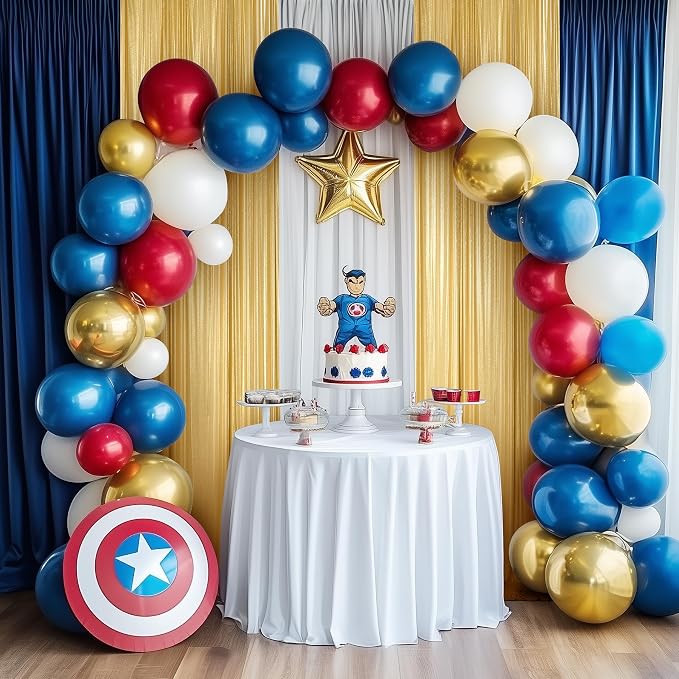 Outpain 10x10ft Gold Sequin Backdrop Curtains, Wrinkle Free Glitter Backdrop - Image 3